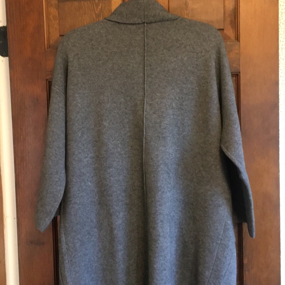 NWOT Open Front Gray Cardigan - Picture 4 of 5